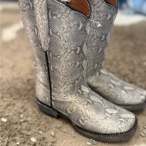 Kids Snake Print Boots